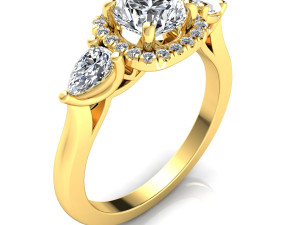 enagagement rring Modelo 3D