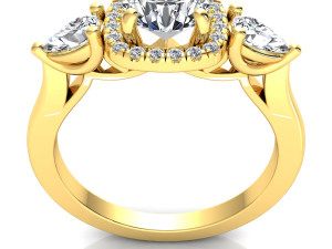 enagagement rring Modelo 3D