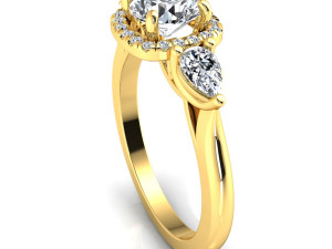 enagagement rring Modelo 3D