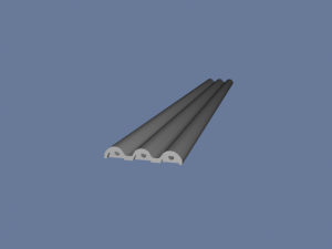 Immense FreebieARMCO guard rail 1-32 scale 3D Принт Модель