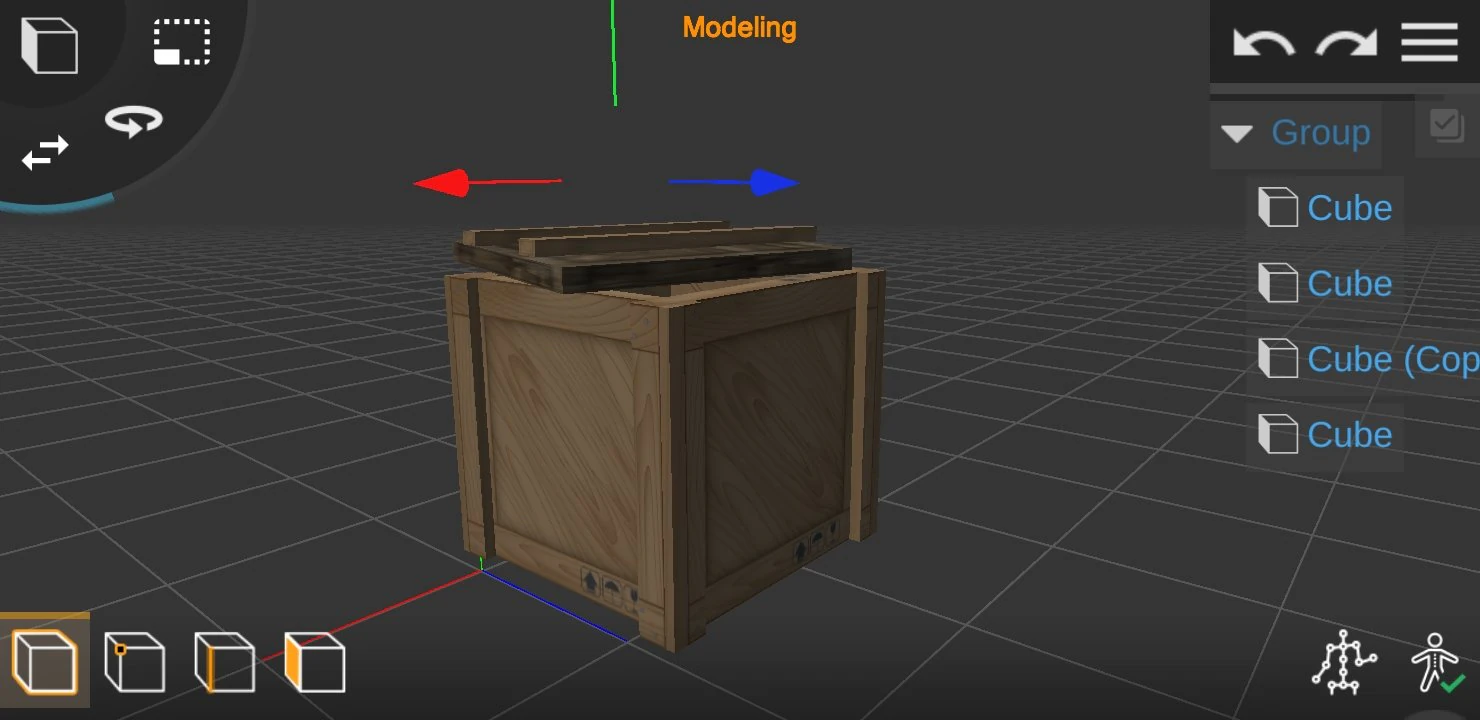 cubo Modelo 3D .c4d .max .obj .3ds .fbx .stl .blend 