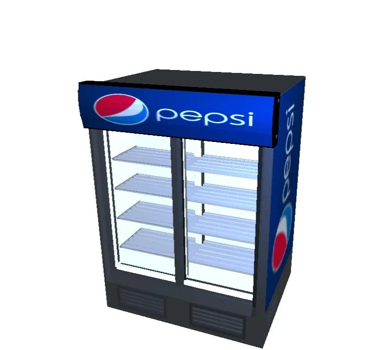 K&uuml;hlschrank 3D Modell .c4d .max .obj .3ds .fbx .stl .blend 