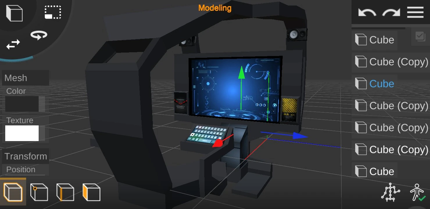 Computer 3D Modell .c4d .max .obj .3ds .fbx .stl .blend 