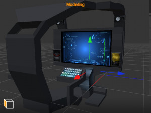 computer Modelo 3D