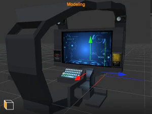 Computer 3D Modell