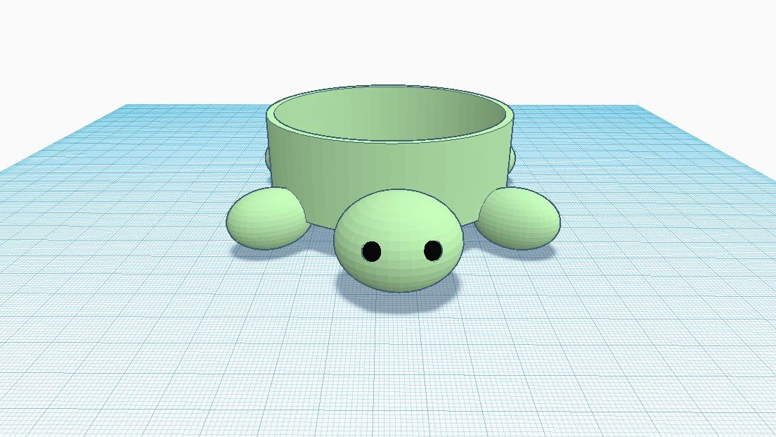 turtle ring holder ashtray 3d print model 3D Print Model .c4d .max .obj .3ds .fbx .stl .blend 