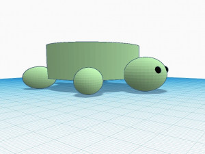 turtle ring holder ashtray 3d print model 3D-printmodel