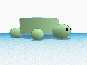 turtle ring holder ashtray 3d print model 3D Print Model