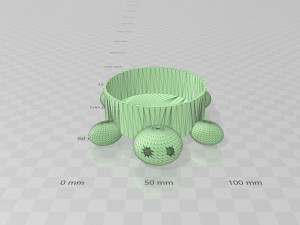 turtle ring holder ashtray 3d print model 3D-printmodel