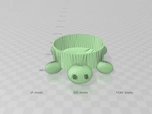 turtle ring holder ashtray 3d print model 3D Print Model