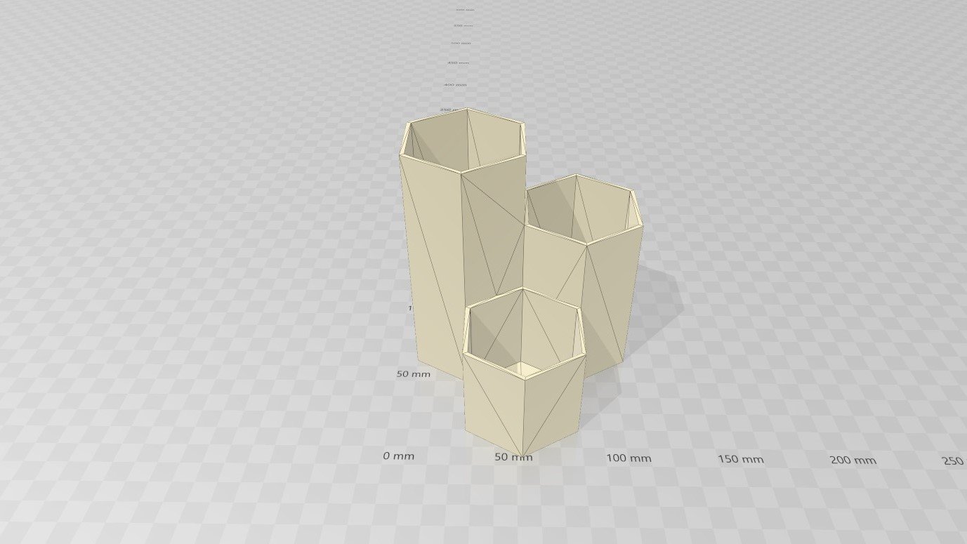 Free 3D file Hexagonal Paintbrush Holder・3D printable model to  download・Cults
