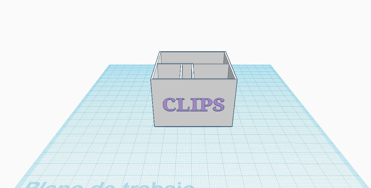 stationery clips organizer 3D Print Model .c4d .max .obj .3ds .fbx .stl .blend