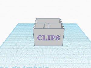 편지지 클립 주최자 3D 프린트 모델