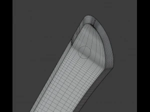 kitchen knives set 3D Model