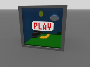 caixa de jogo Modelo 3D