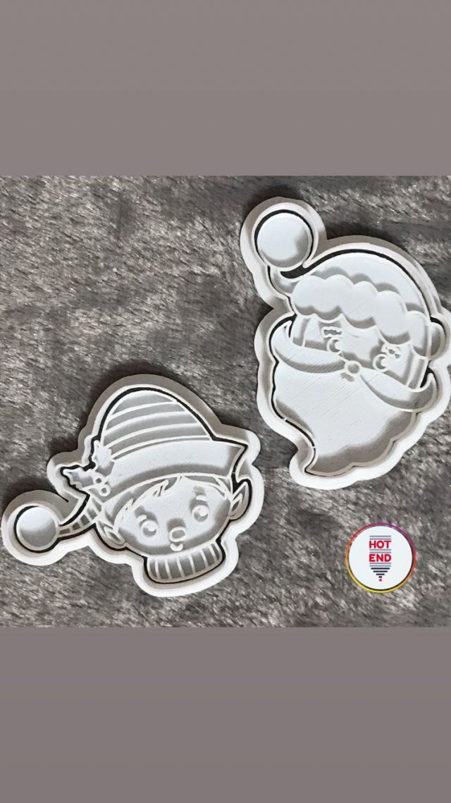 christmas stl cookie cutter 3D 프린트 모델 .c4d .max .obj .3ds .fbx .stl .blend 