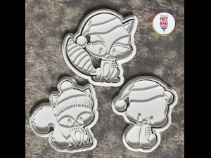 christmas stl cookie cutter 3D 프린트 모델