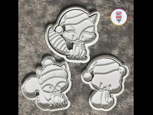 christmas stl cookie cutter 3D Print Model