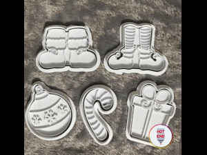 christmas stl cookie cutter 3D 프린트 모델