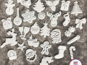 christmas stl cookie cutter 3D 프린트 모델