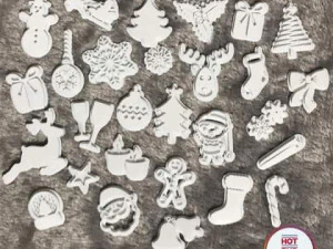 christmas stl cookie cutter 3D Print Model