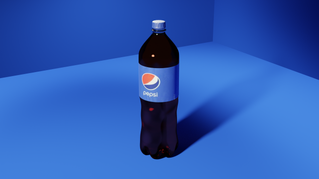 pepsi bottle 3D 模型 .c4d .max .obj .3ds .fbx .stl .blend 