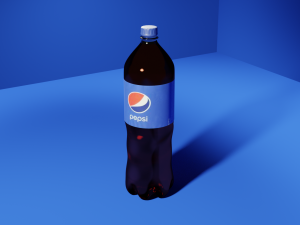 Pepsi Botella 2L Modelo 3D - Descargar Alimentos on