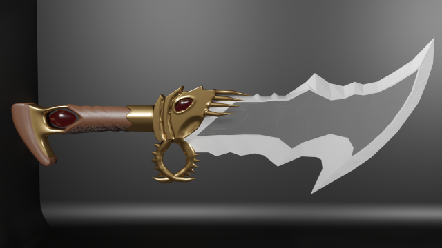 blade of chaos 3D Model .c4d .max .obj .3ds .fbx .stl .blend 