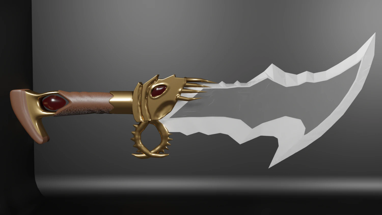 blade of chaos 3D Model .c4d .max .obj .3ds .fbx .stl .blend 