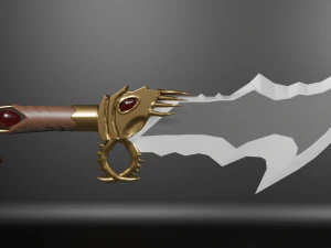 혼돈의 칼날 3D 모델