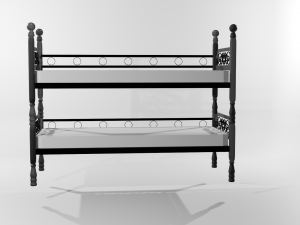 bunk bed 3D 模型