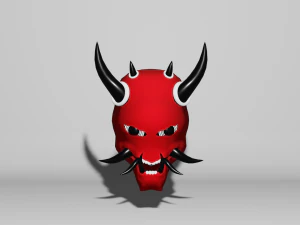 maschera demoniaca Modello 3D