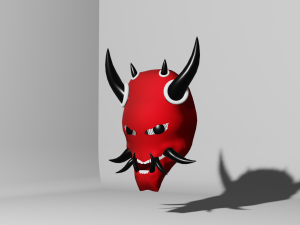 demon mask Model 3D