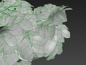 two young ash tree 3D Model