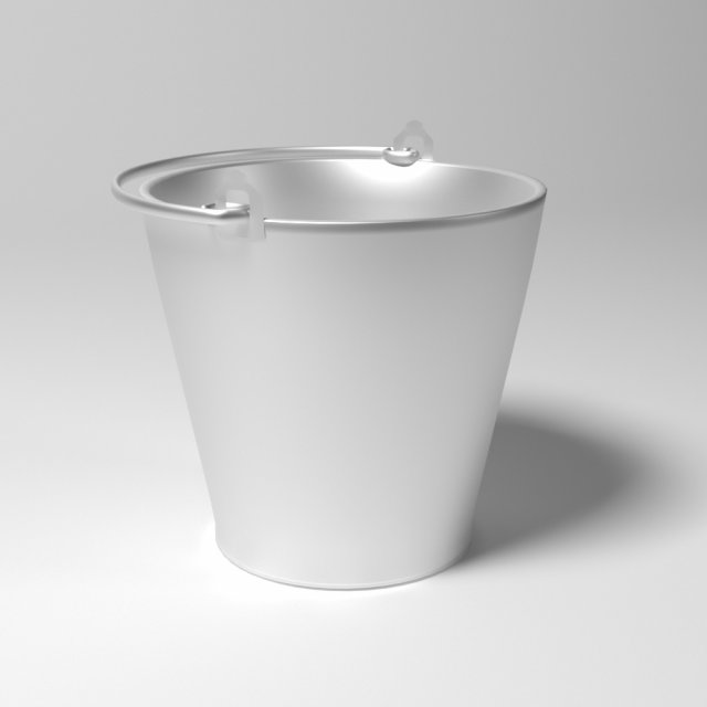bucket Modelo 3D .c4d .max .obj .3ds .fbx .stl .blend 