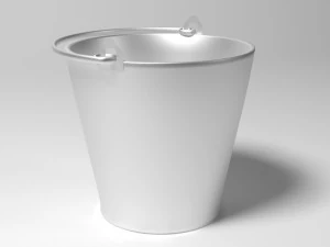 balde Modelo 3D