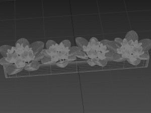 garshok with flowers Model 3D