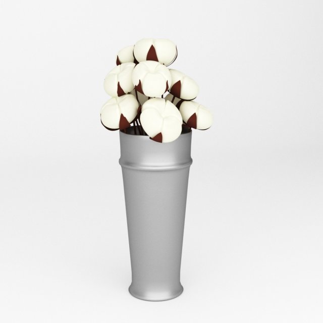 cotton Modelo 3D .c4d .max .obj .3ds .fbx .stl .blend 