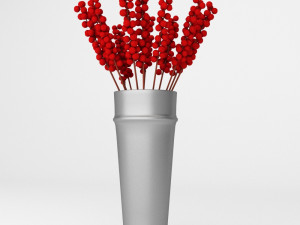 berries on a branch Modello 3D