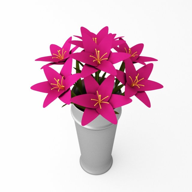 flower Modèle 3D .c4d .max .obj .3ds .fbx .stl .blend 