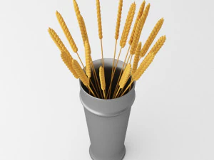 Weizen 3D Modell