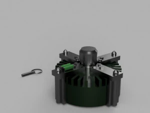 cluster bahan bakar Model Cetak 3D