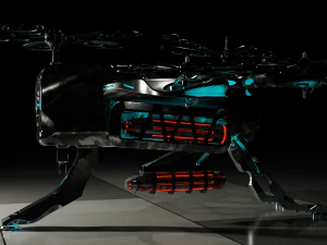 Sci-Fi Drone HighPoly 3D Model