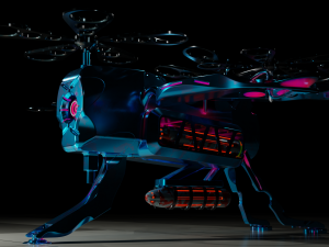Sci-Fi Drone HighPoly Modello 3D