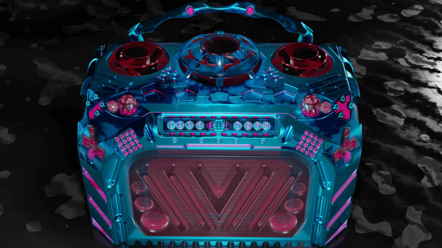 Custodia High Poly 3D Modello 3D .c4d .max .obj .3ds .fbx .stl .blend 