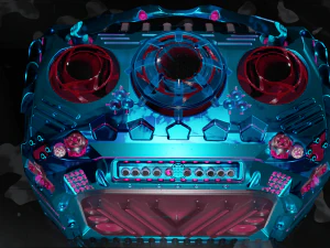 Custodia High Poly 3D Modello 3D