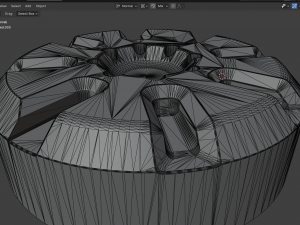 Case High Poly 3D Modèle 3D