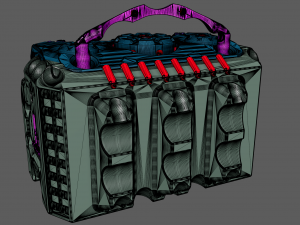 Case High Poly 3D Modèle 3D