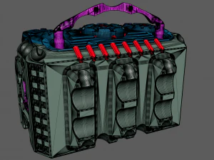 Custodia High Poly 3D Modello 3D