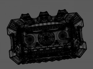 Custodia High Poly 3D Modello 3D